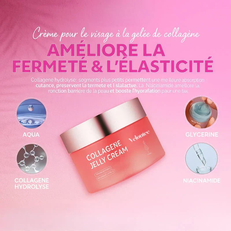 Crème Visage Raffermissante au Collagène Hydrolysé - Jifta